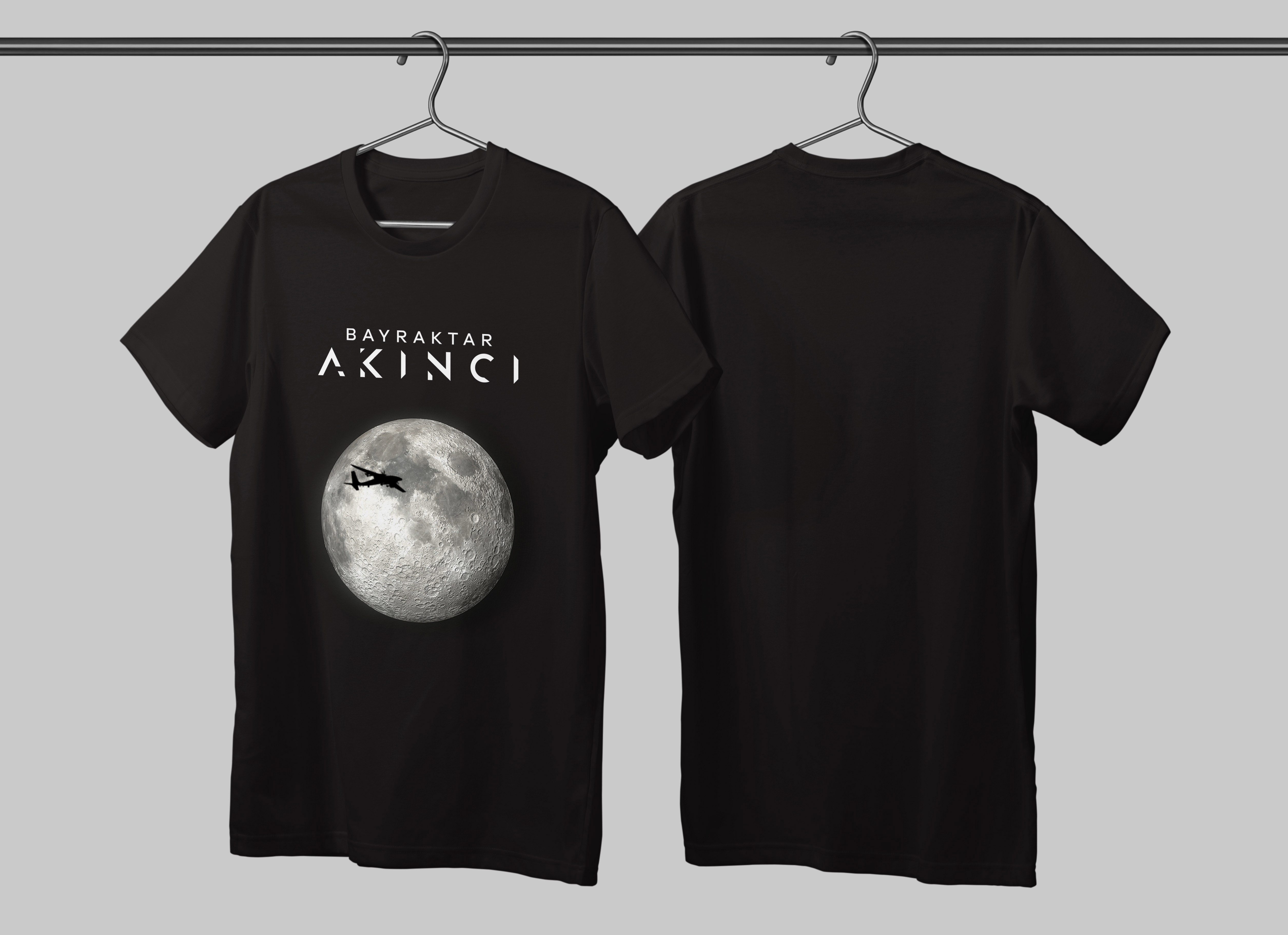 Bayraktar AKINCI Siyah Tişört